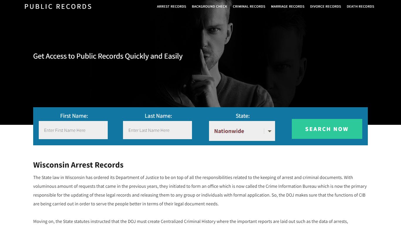 Wisconsin Arrest Records | Get Instant Reports On People